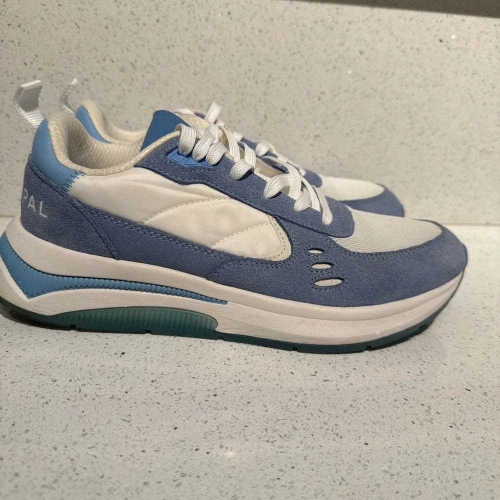 Mark Wahlberg Municipal Origin Sneakers Men's US9.5/9 White/Sky Blue